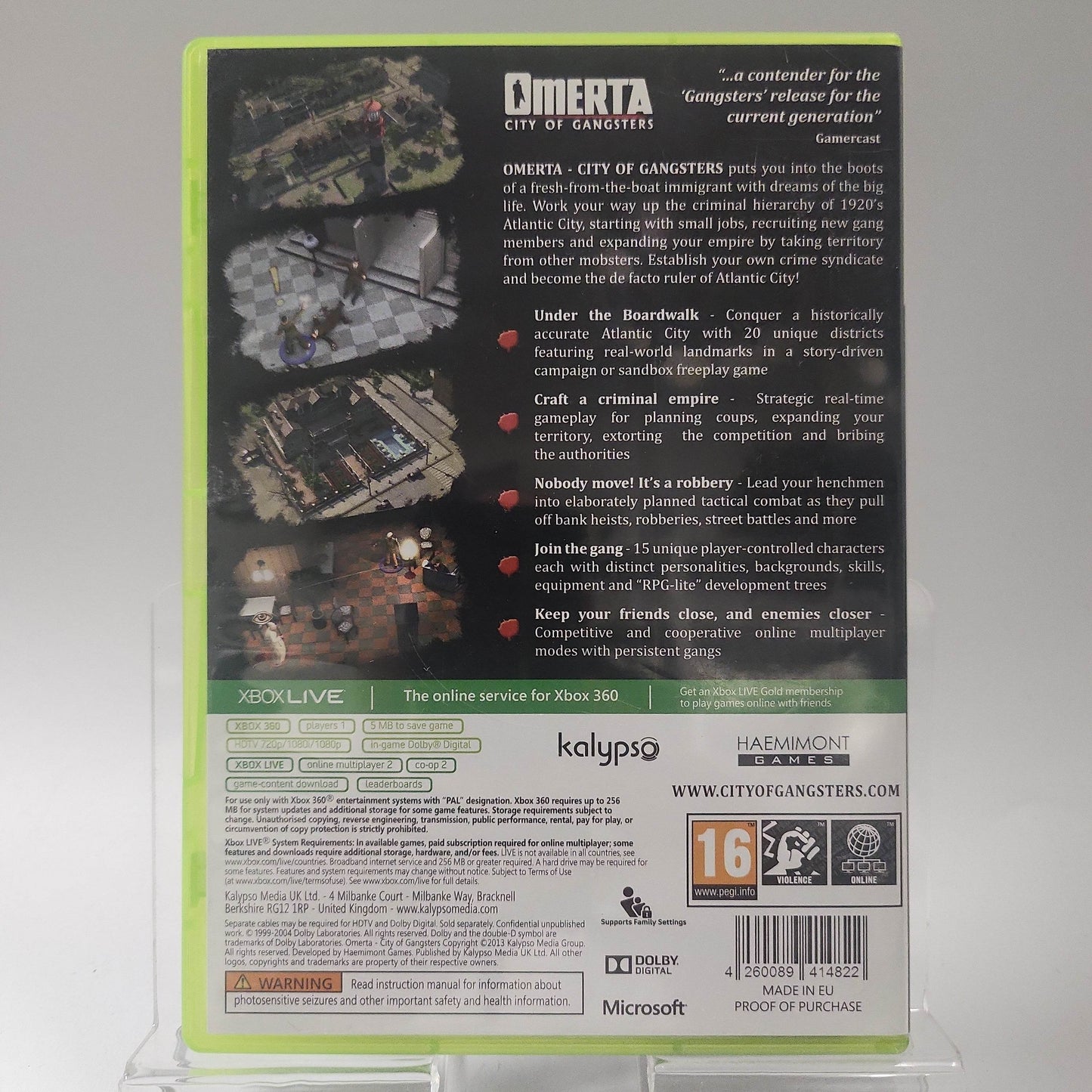 Omerta City of Gangsters Xbox 360 - Feniks Gameshop