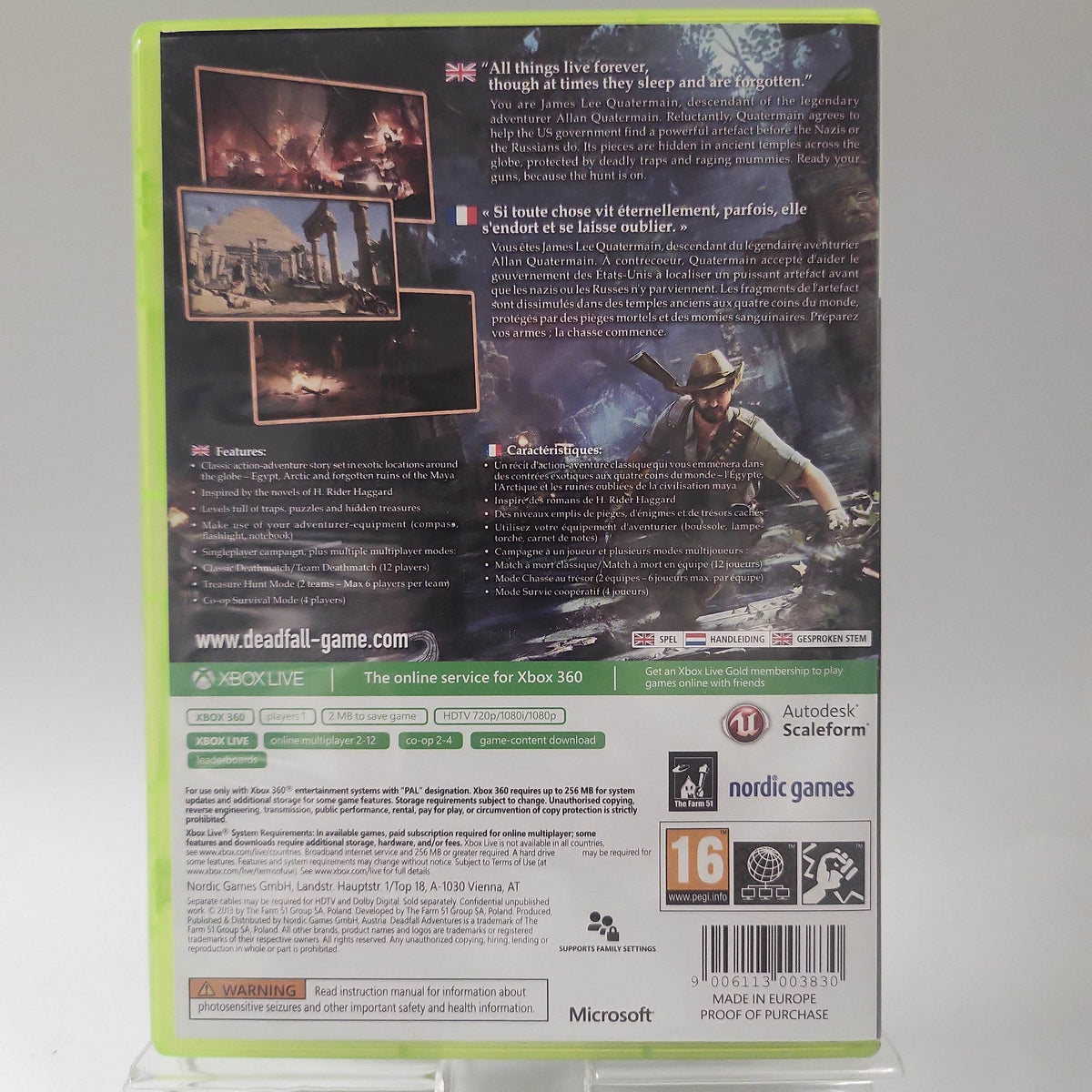 Deadfall Adventures Xbox 360 - Feniks Gameshop
