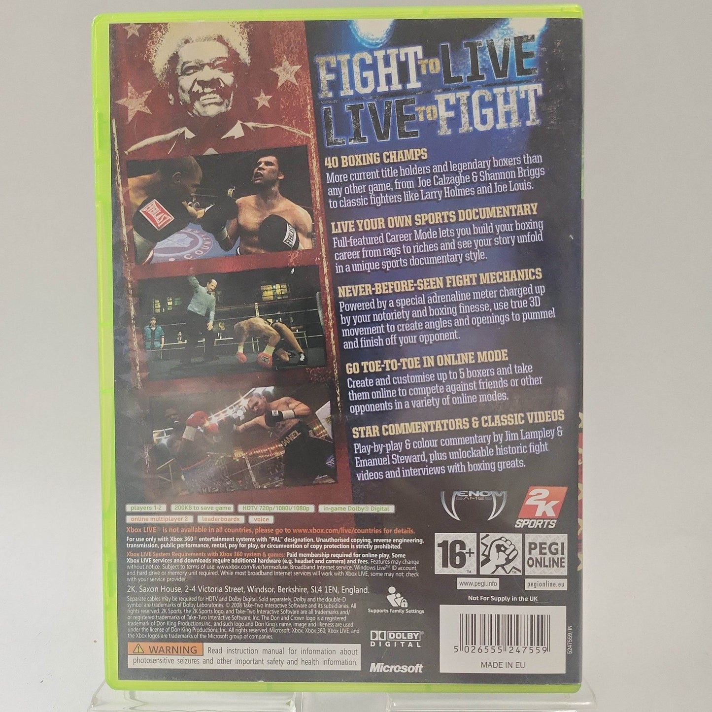 Don King presents Prizefighter Xbox 360 - Feniks Gameshop