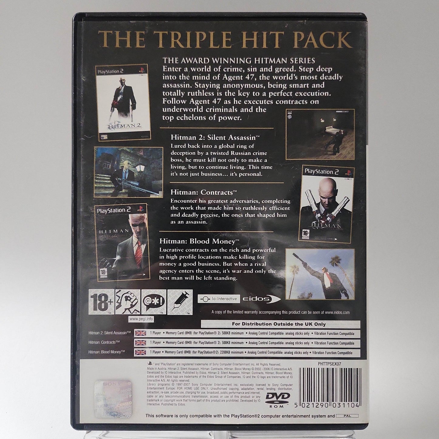 Hitman the Triple Pack Playstation 2 - Feniks Gameshop