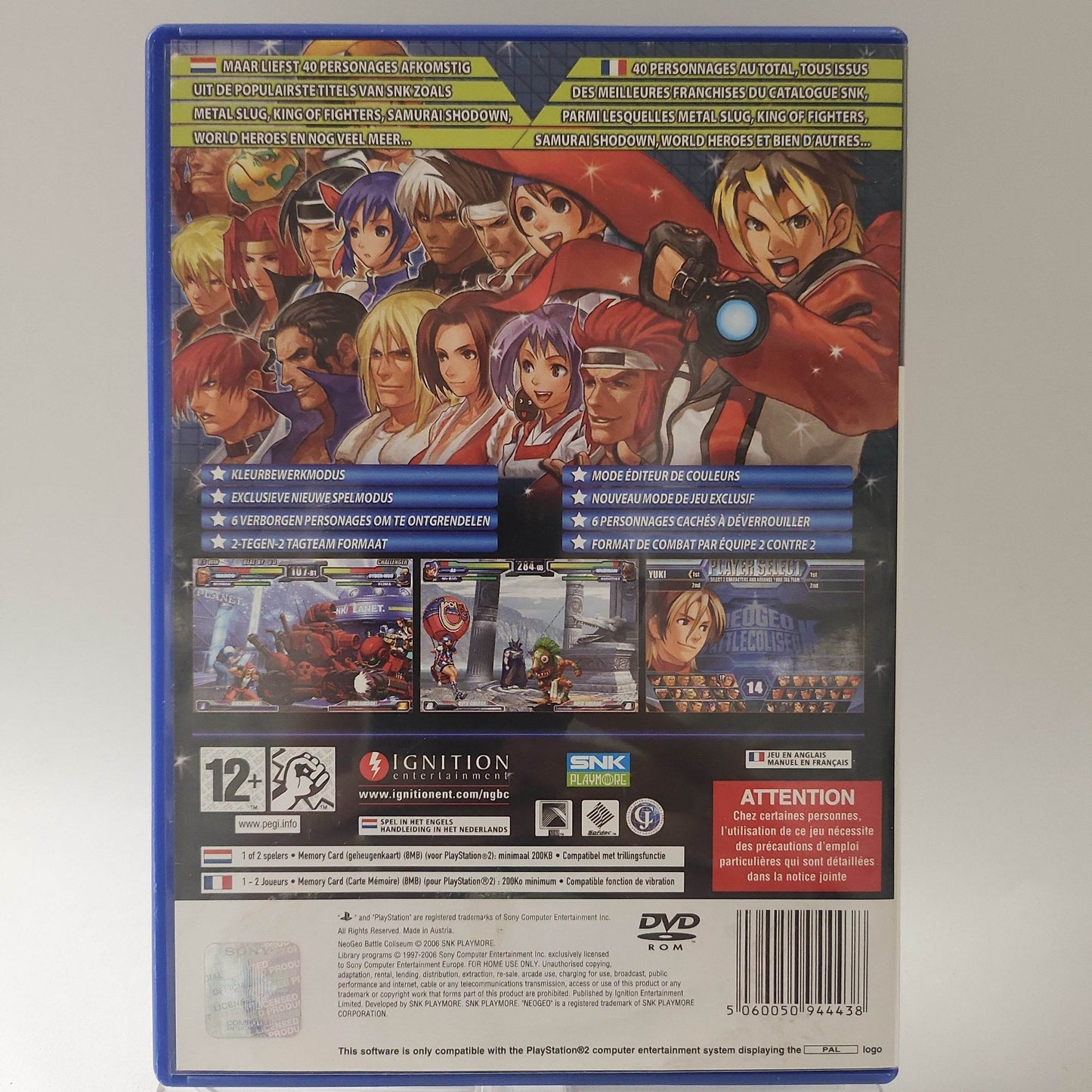 NeoGeo Battle Coliseum Playstation 2 - Feniks Gameshop
