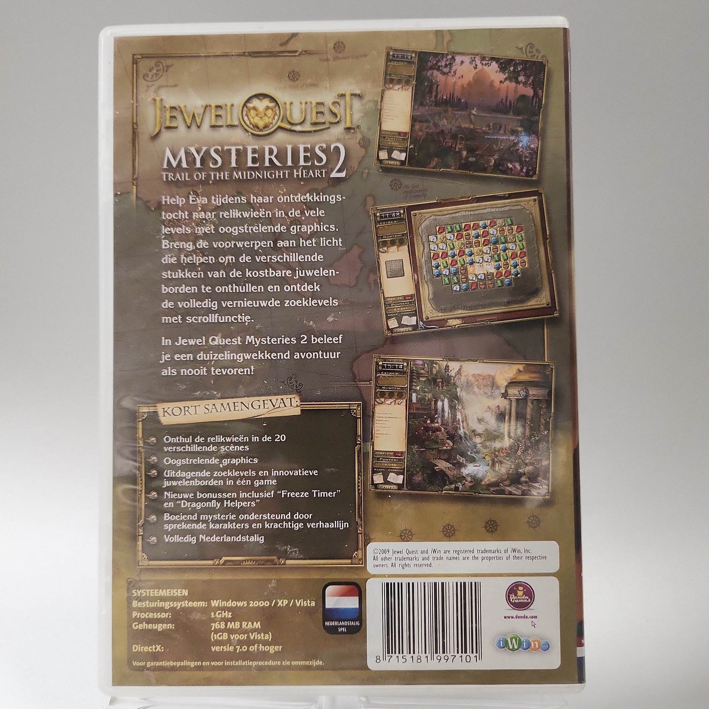 Jewel Quest Mysteries 2 Trail of the Midnight Heart (No Book) PC - Feniks Gameshop