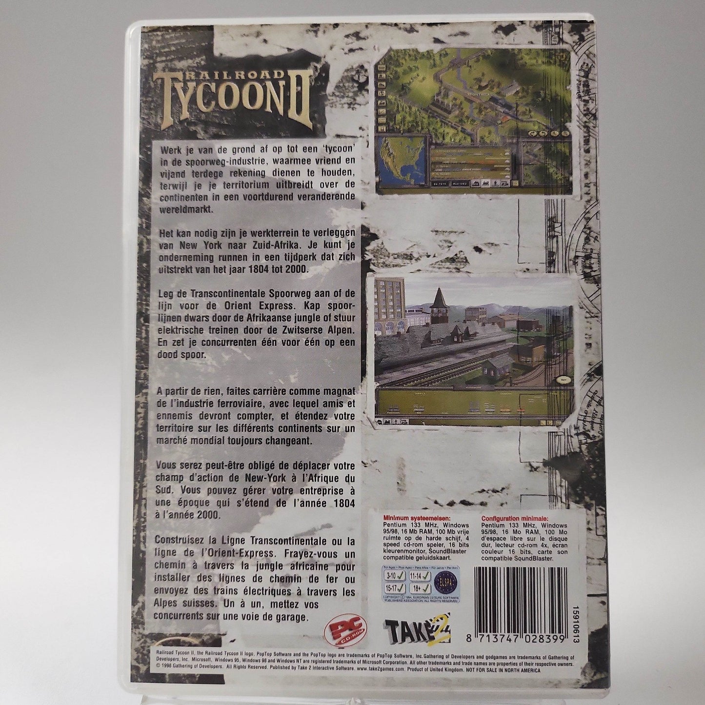 Railroad Tycoon II (No Book) PC - Feniks Gameshop