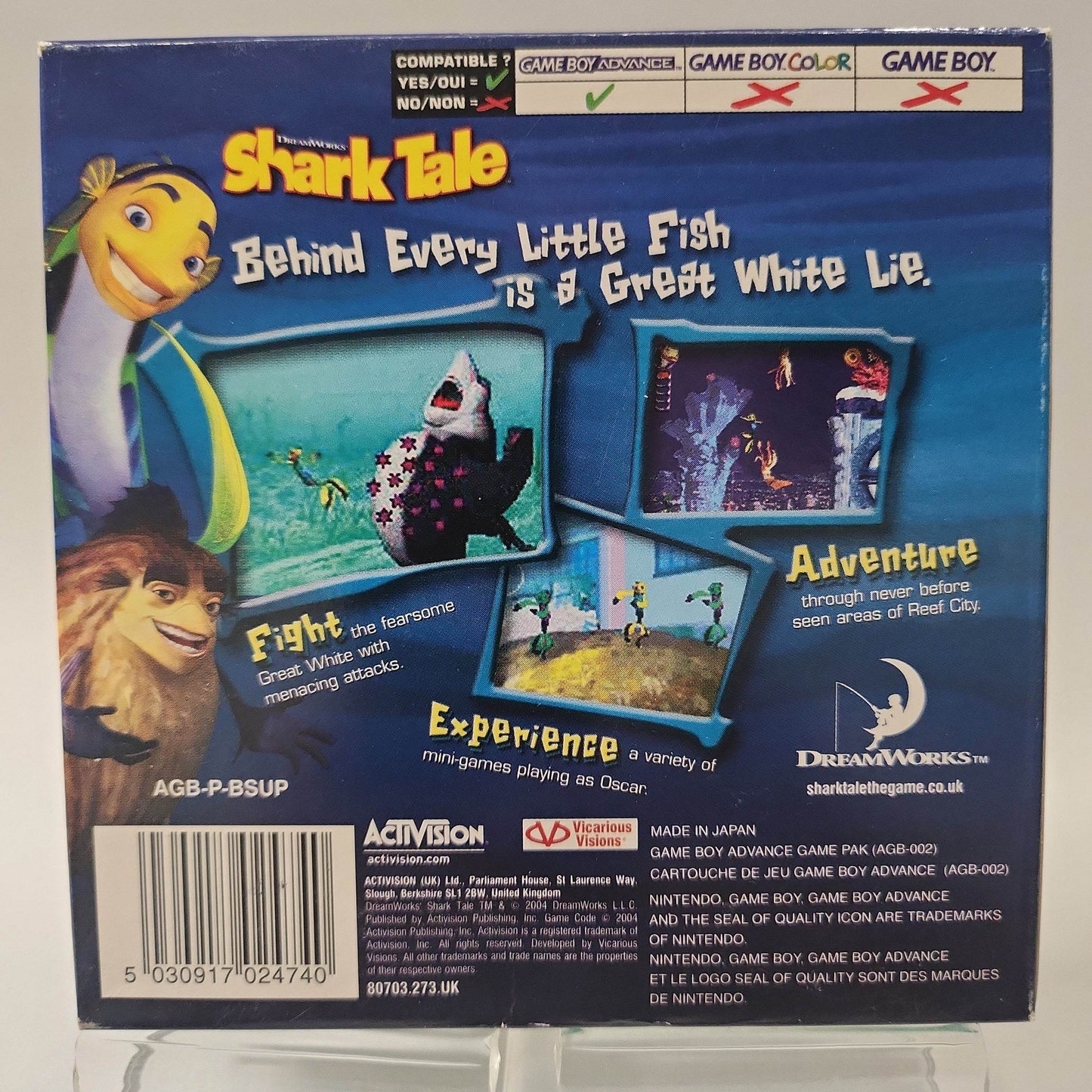 Shark Tale Boxed Game Boy Advance - Feniks Gameshop