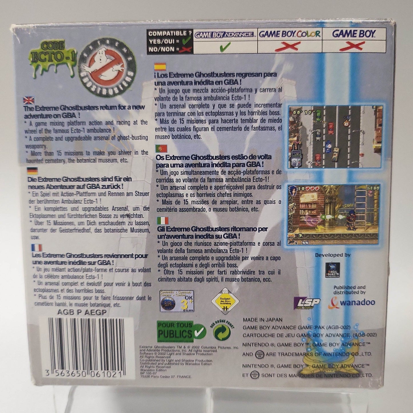 Code Ecto-1 & Extreme Ghostbusters Boxed Game Boy Advance - Feniks Gameshop