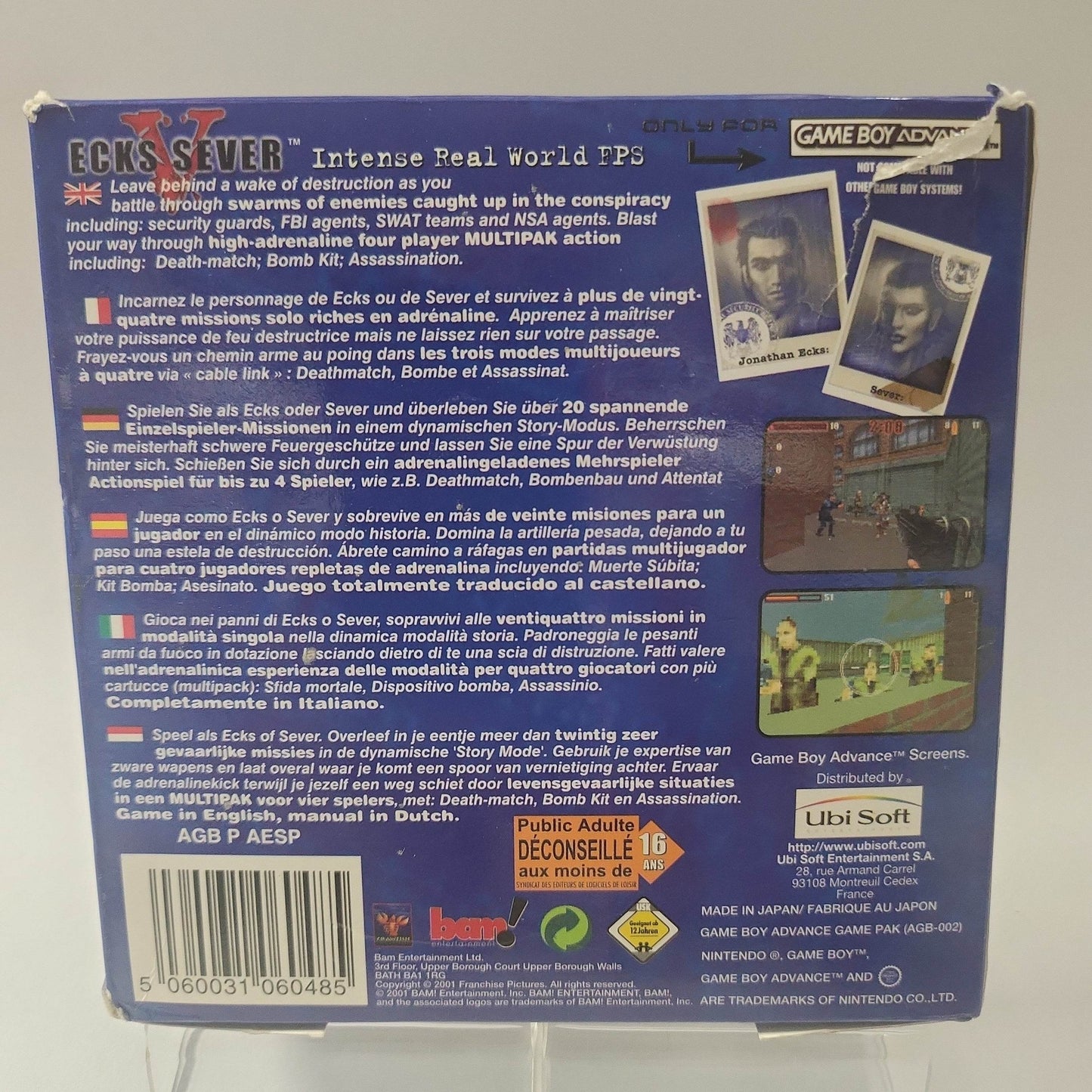 Ecks V Sever Boxed Game Boy Advance - Feniks Gameshop