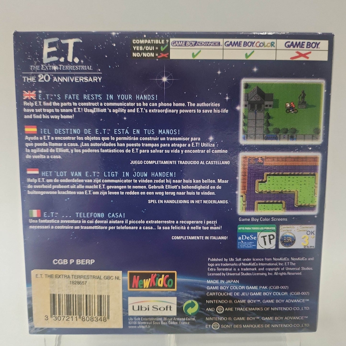 ET the 20th Anniversary CIB Game Boy Color - Feniks Gameshop