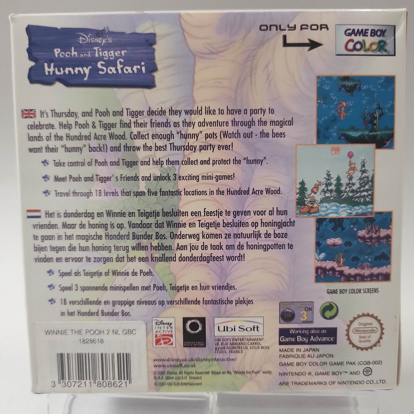 Disney's Pooh & Tigger Hunny Safari CIB Game Boy Color - Feniks Gameshop