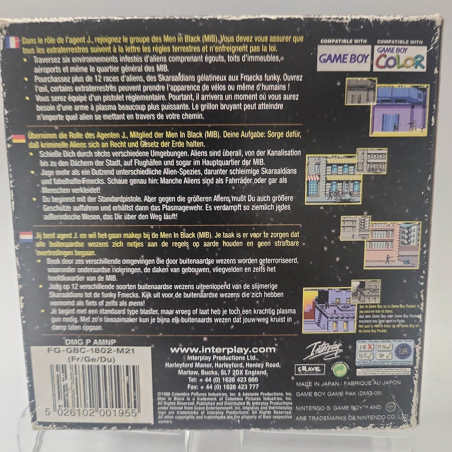 MIB (Men in Black) the Series CIB Game Boy Color - Feniks Gameshop