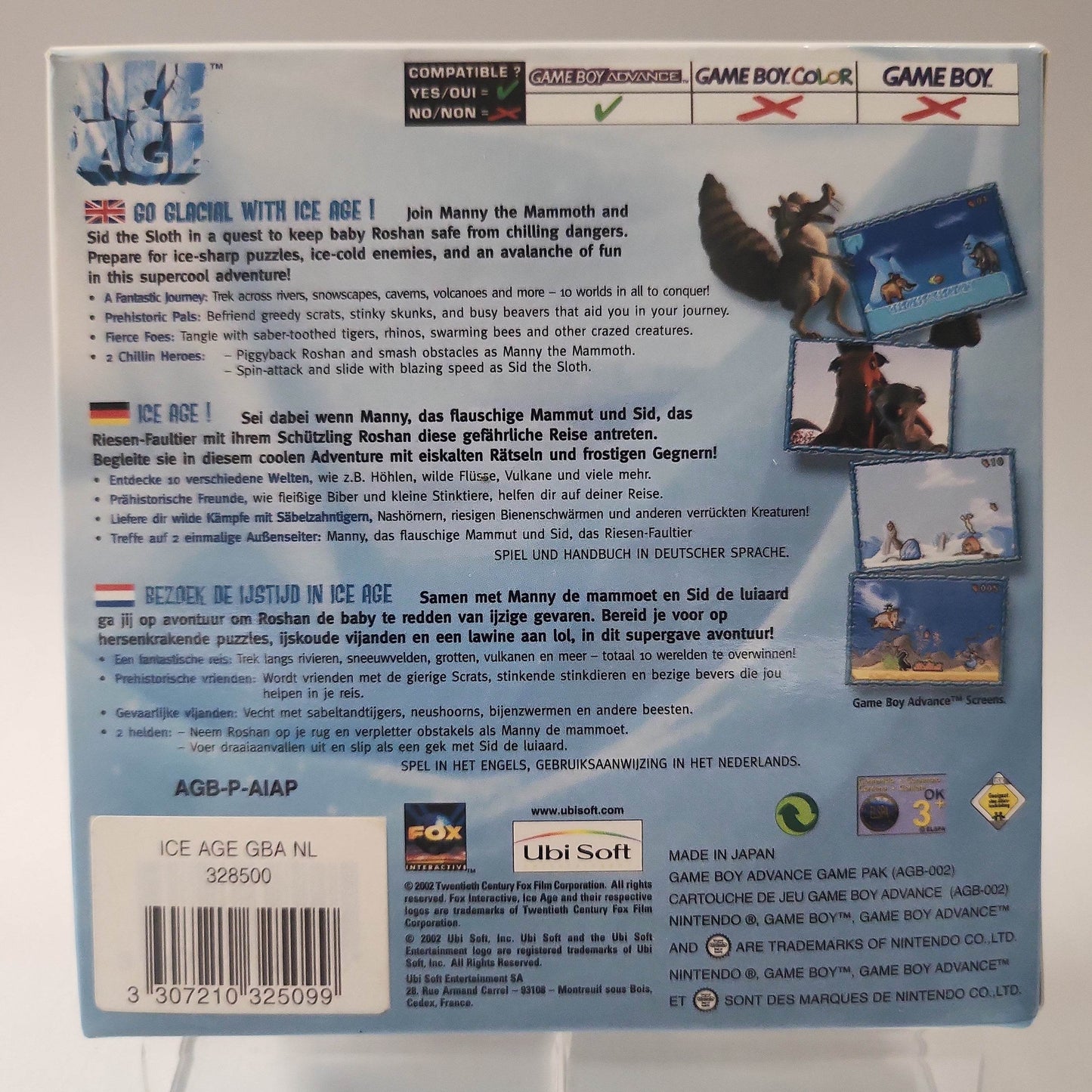 Ice Age Boxed Game Boy Advance - Feniks Gameshop