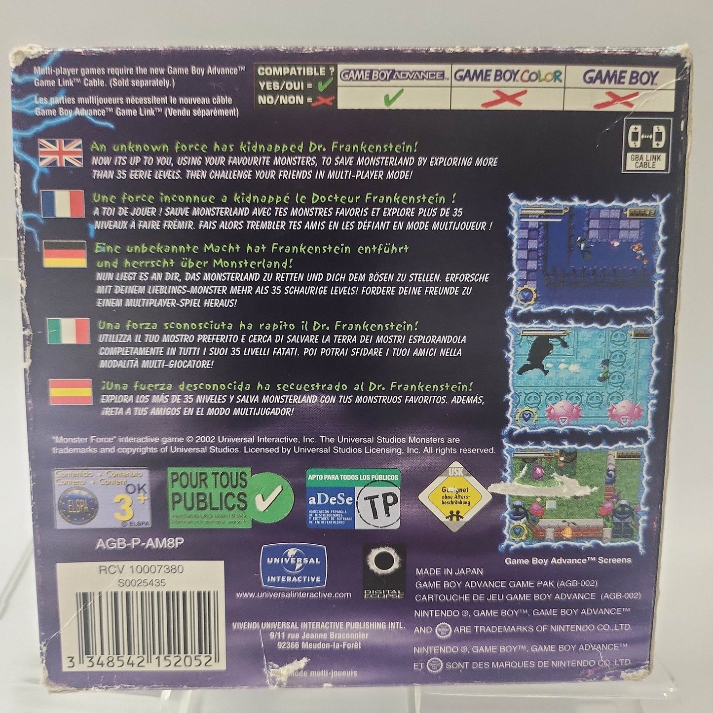 Monster Force Boxed Game Boy Advance - Feniks Gameshop