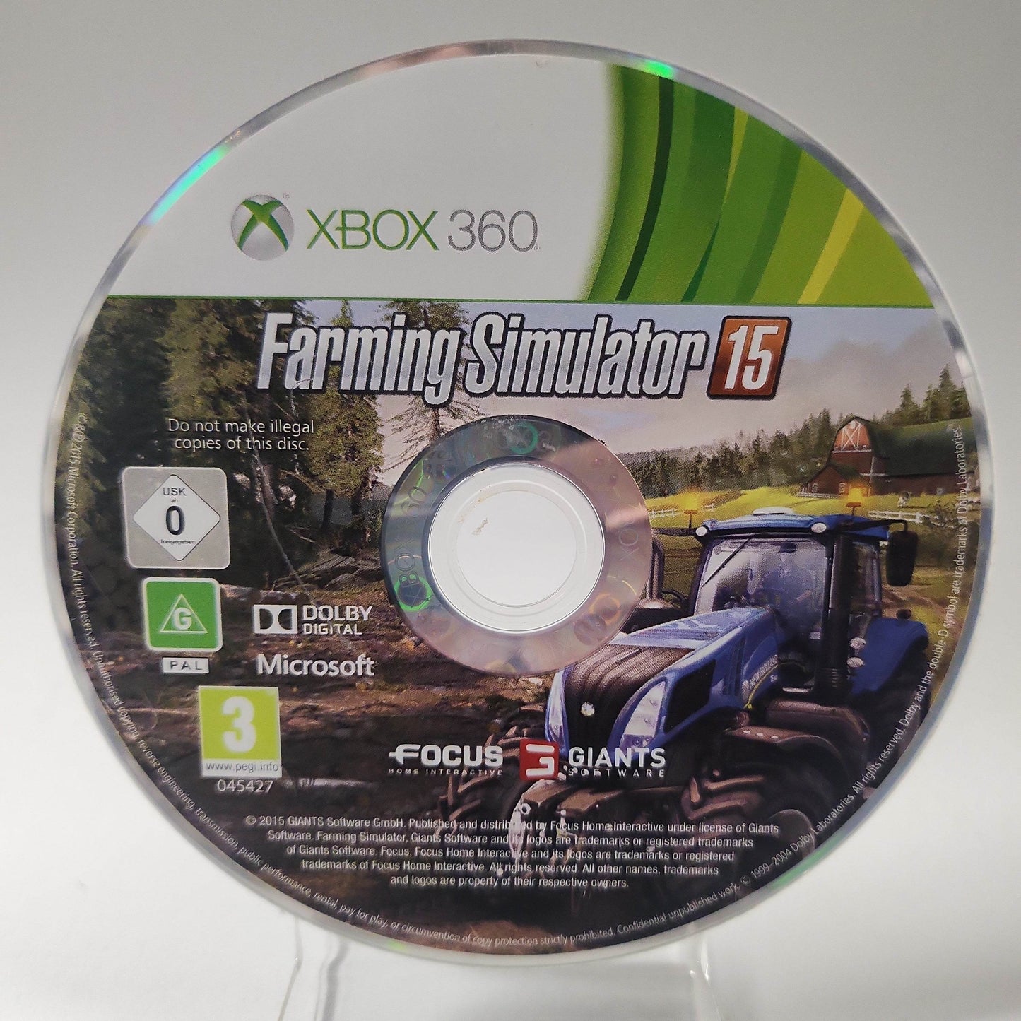 Farming Simulator 15 (Disc Only) Xbox 360 - Feniks Gameshop