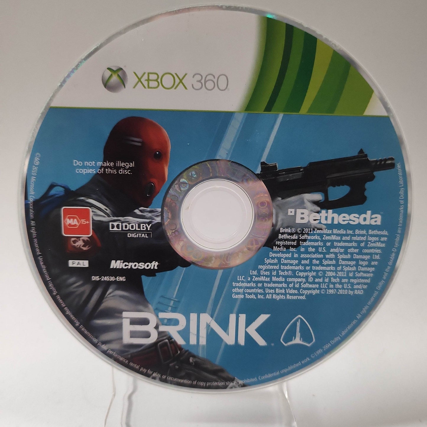 Brink (Disc Only) Xbox 360 - Feniks Gameshop
