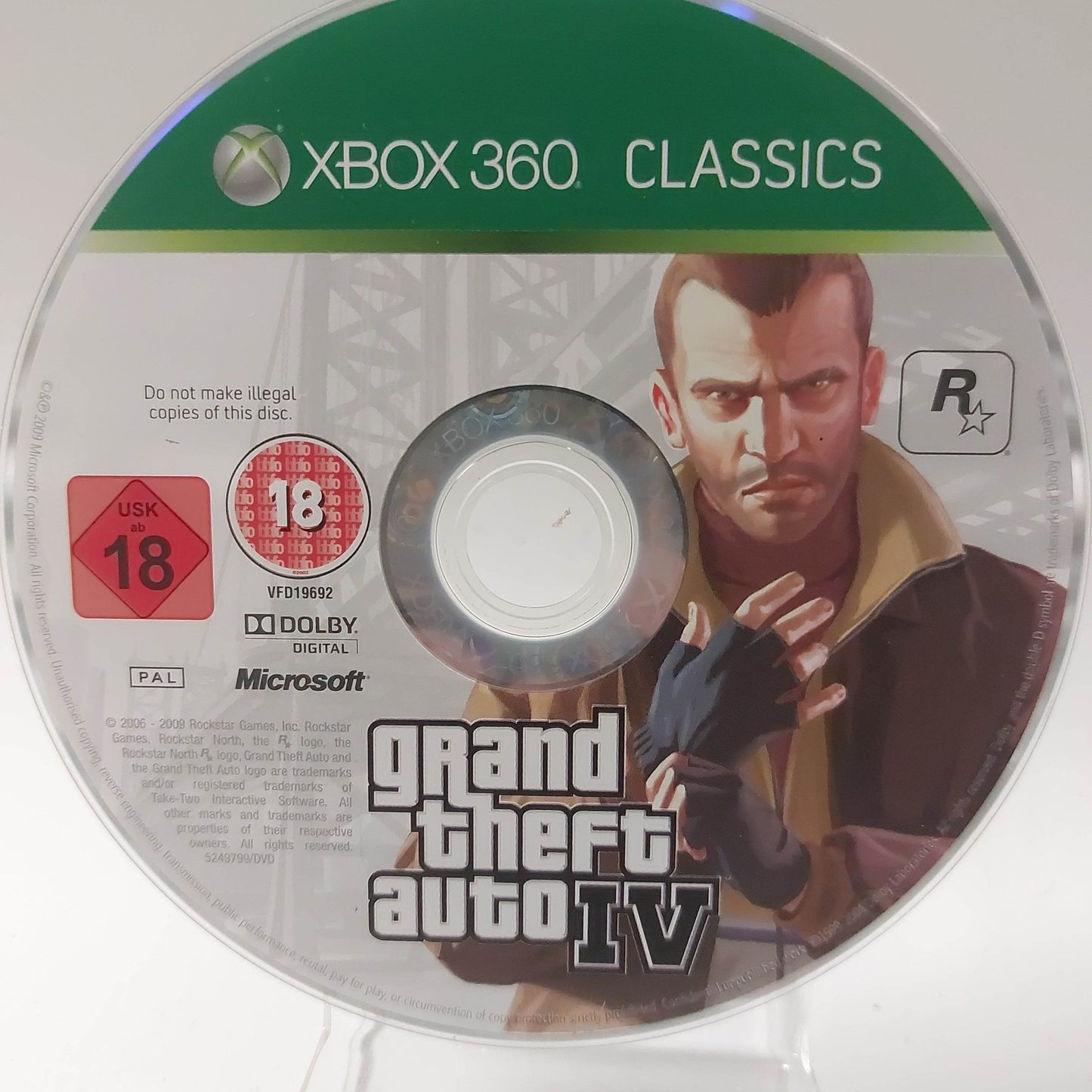 Grand Theft Auto IV Classics (Disc Only) Xbox 360 - Feniks Gameshop