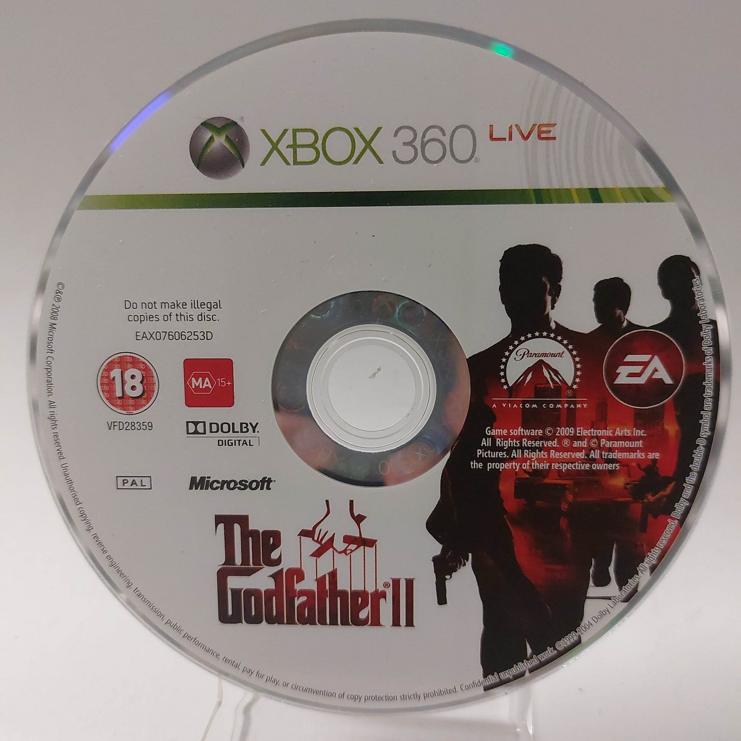 Godfather II (Disc Only) Xbox 360 - Feniks Gameshop