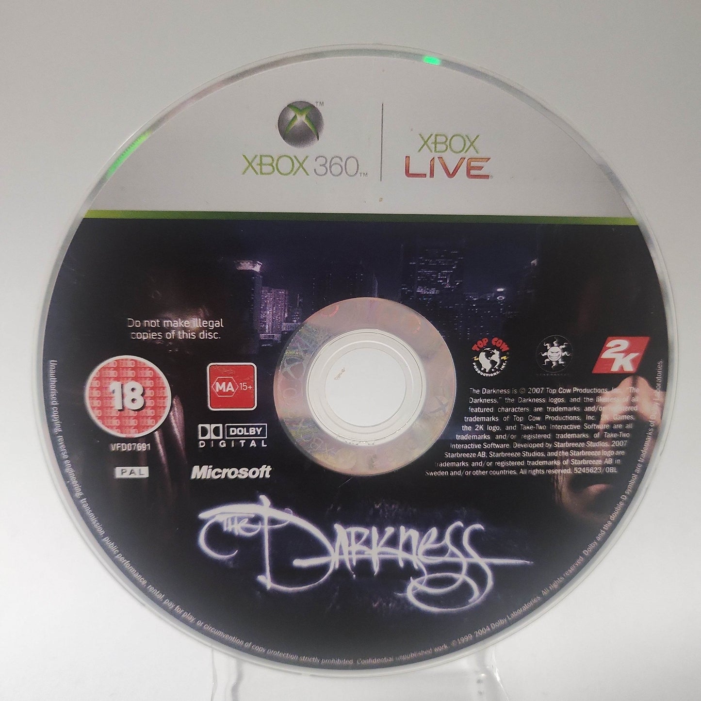 Darkness (Disc Only) Xbox 360 - Feniks Gameshop