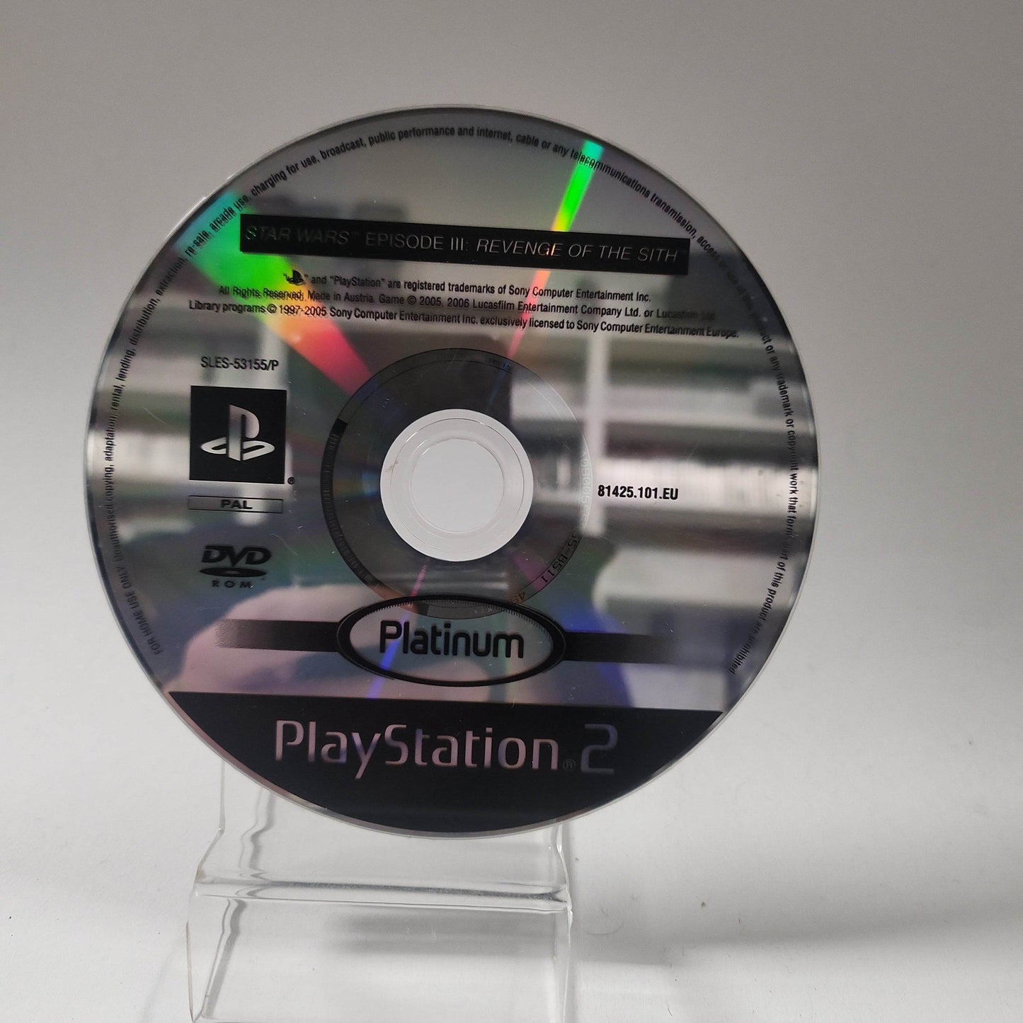Star Wars Episode III Revenge of the Sith Platinum (Disc Only) PS2 - Feniks Gameshop