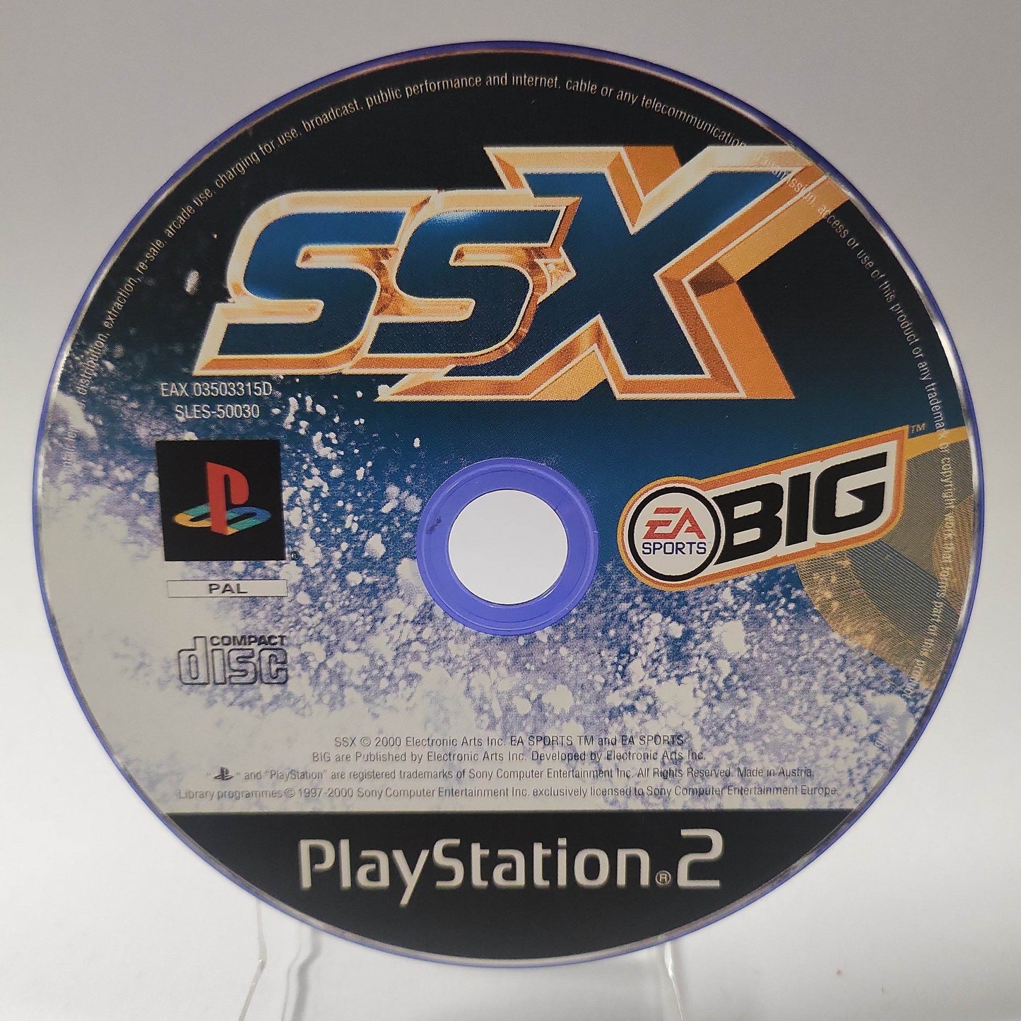 SSX (Disc Only) PlayStation 2 - Feniks Gameshop