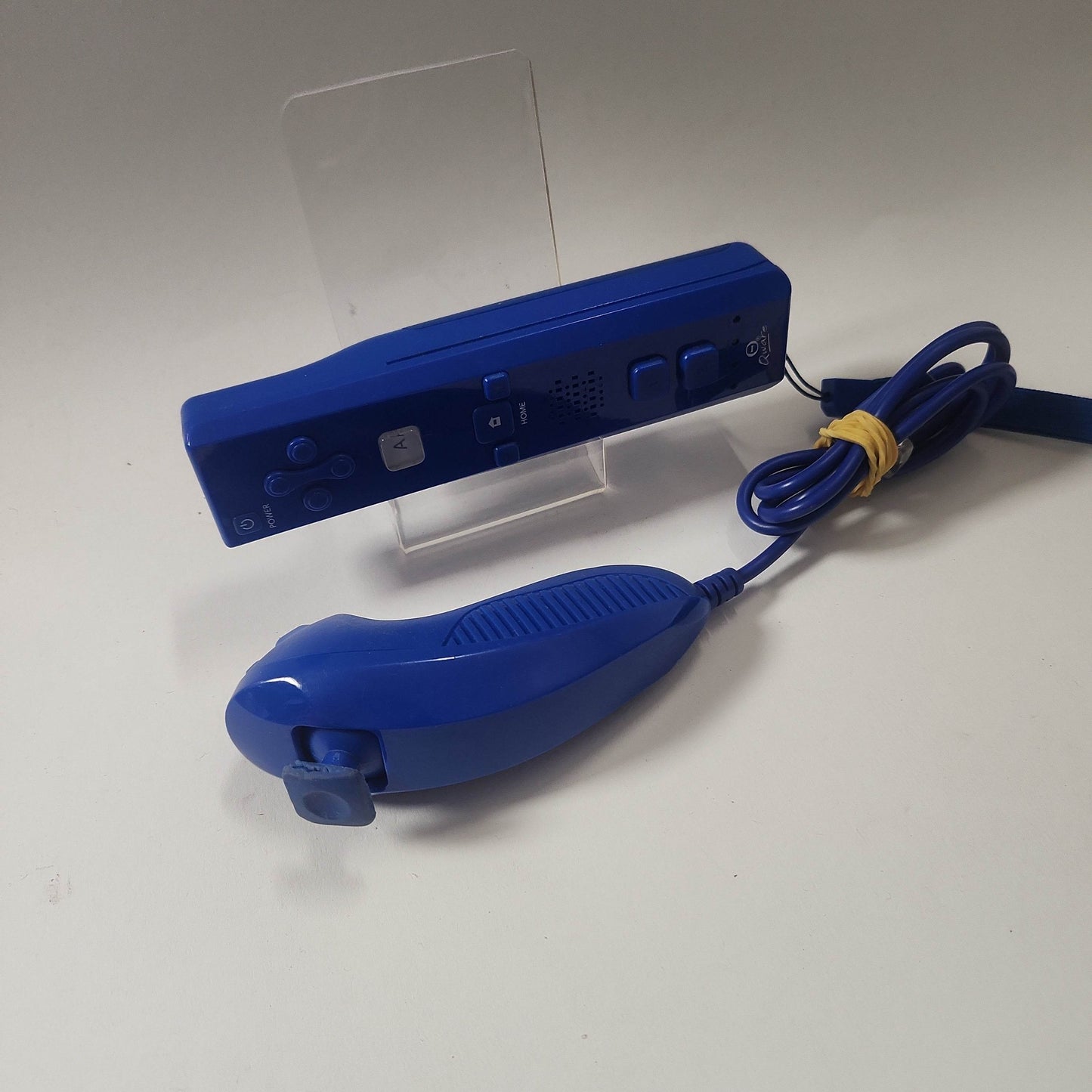 Qware Blauwe Controller & Nunchuck Nintendo Wii - Feniks Gameshop