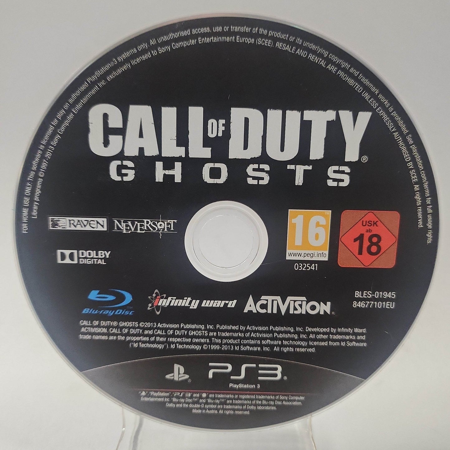 Call of Duty Ghosts (Disc Only) PlayStation 3 - Feniks Gameshop