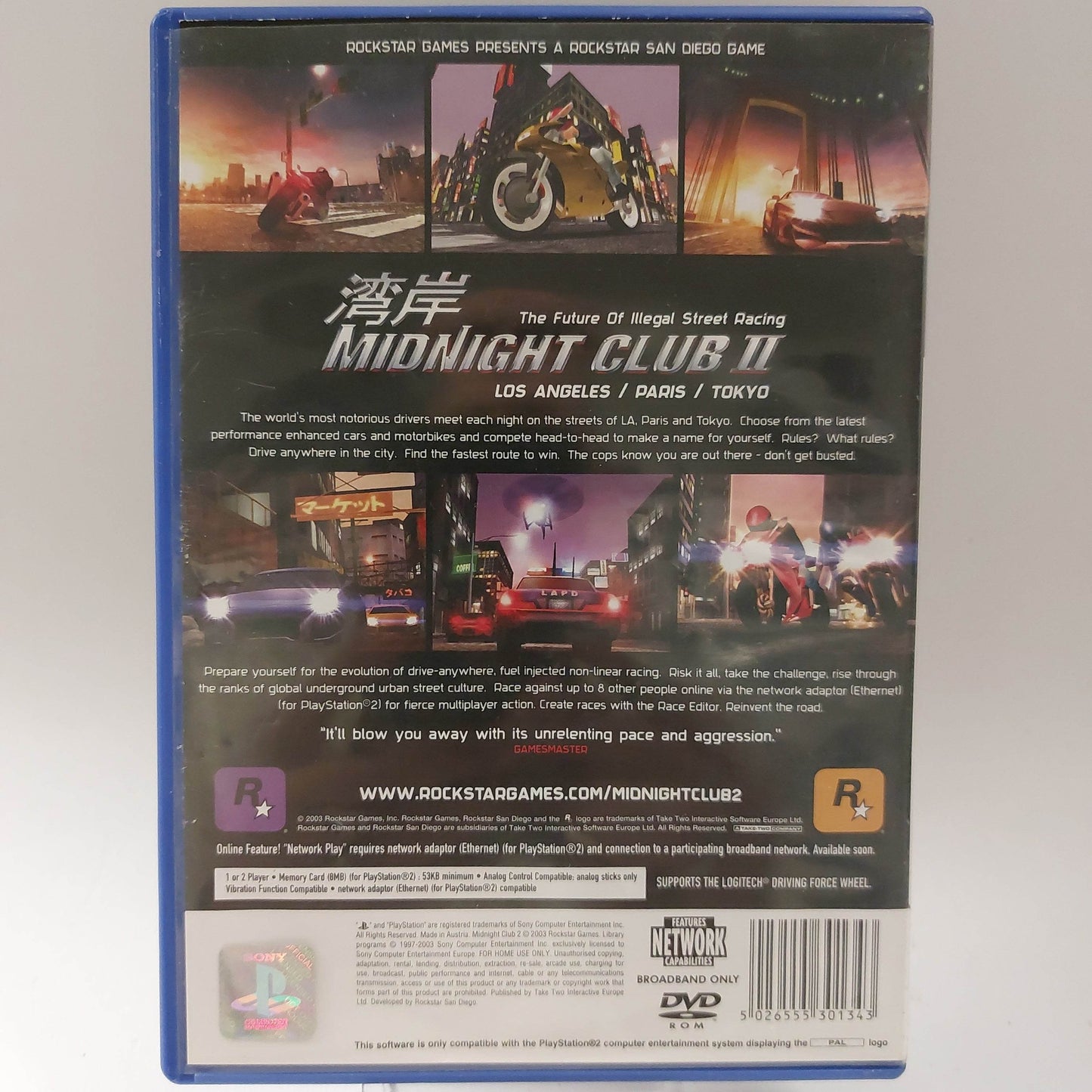 Midnight Club II Playstation 2 - Feniks Gameshop