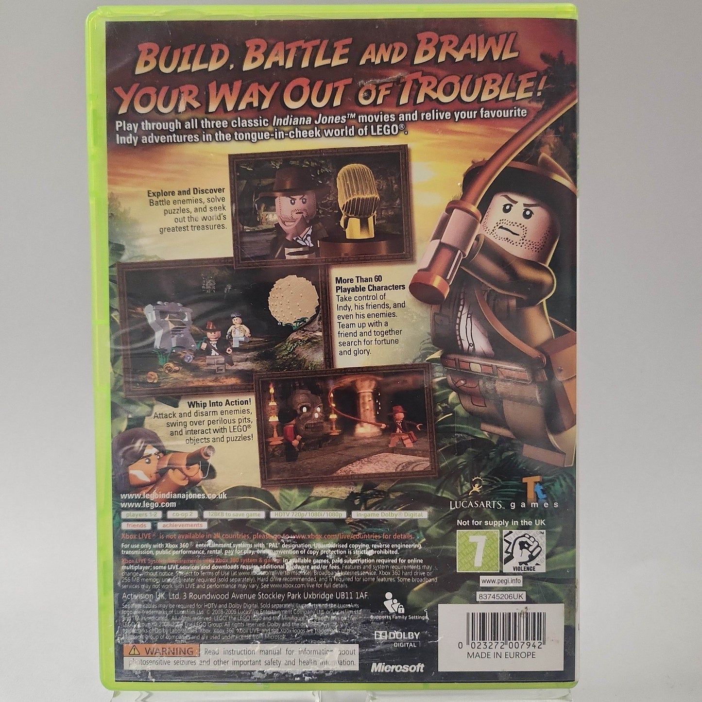 LEGO Indiana Jones the Original Adventures Classics Xbox 360 - Feniks Gameshop