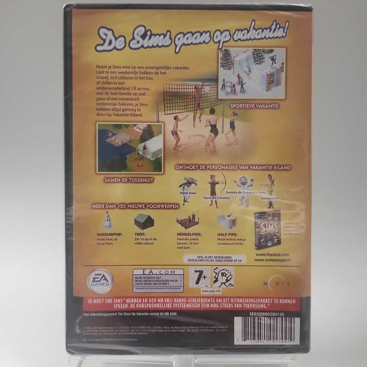 Geseald The Sims op Vakantie Uitbreidingspakket PC - Feniks Gameshop