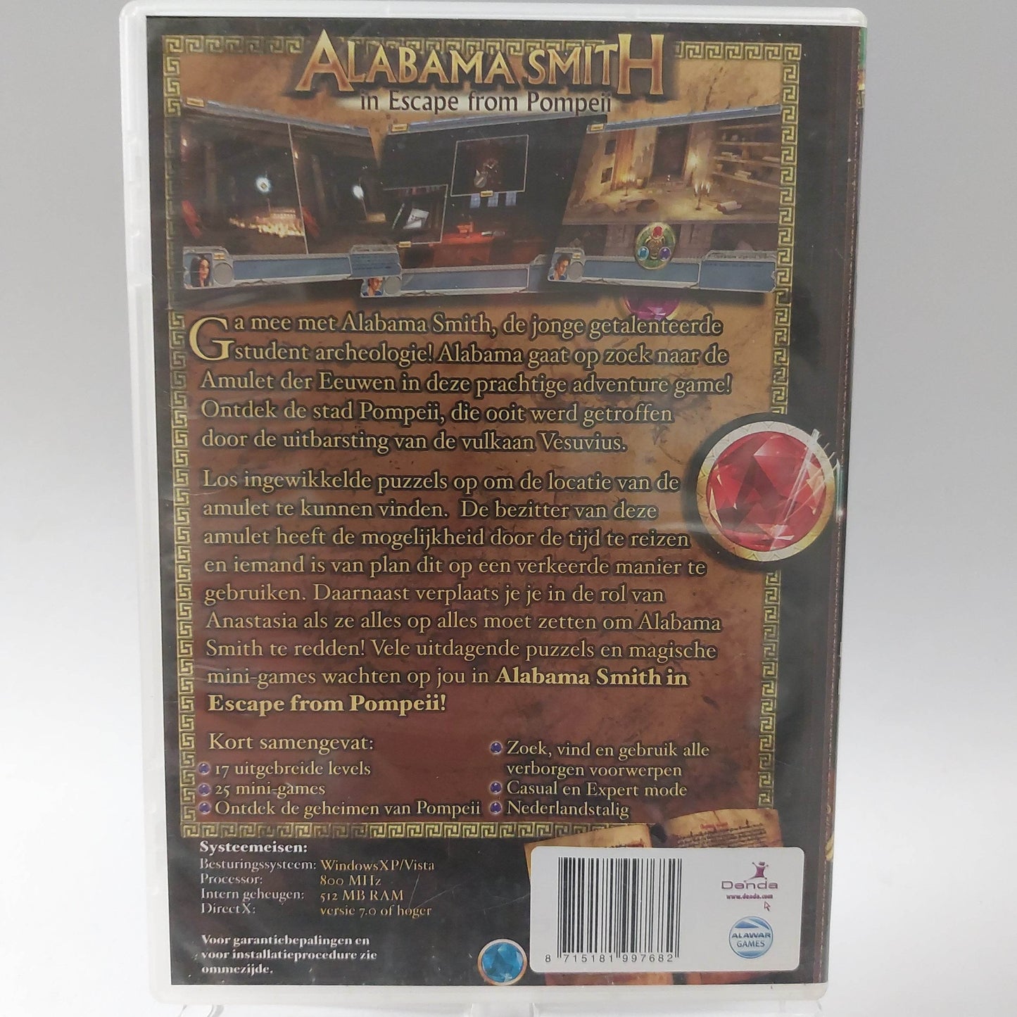 Alabama Smith in Escape from Pompeii (No Book) PC - Feniks Gameshop