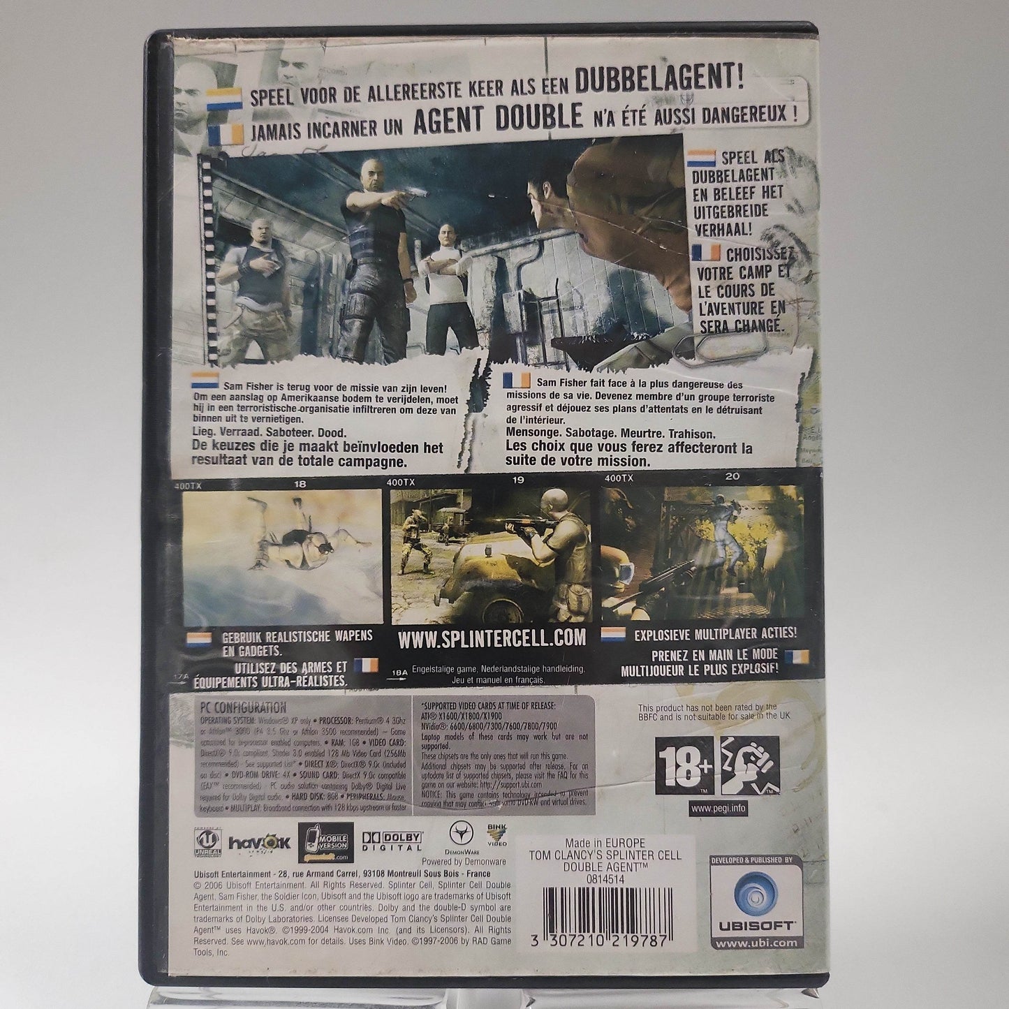 Tom Clancy's Splinter Cell Double Agent (No Book) PC - Feniks Gameshop