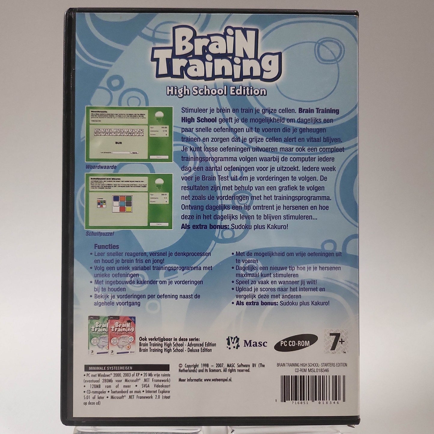 Brain Training High School Edition (No Book) PC - Feniks Gameshop