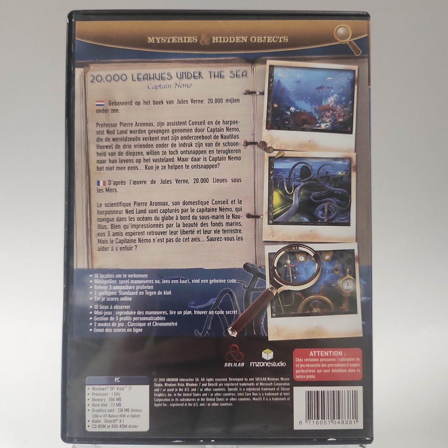 20.000 Leagues under the Sea Captain Nemo (No Book) PC - Feniks Gameshop