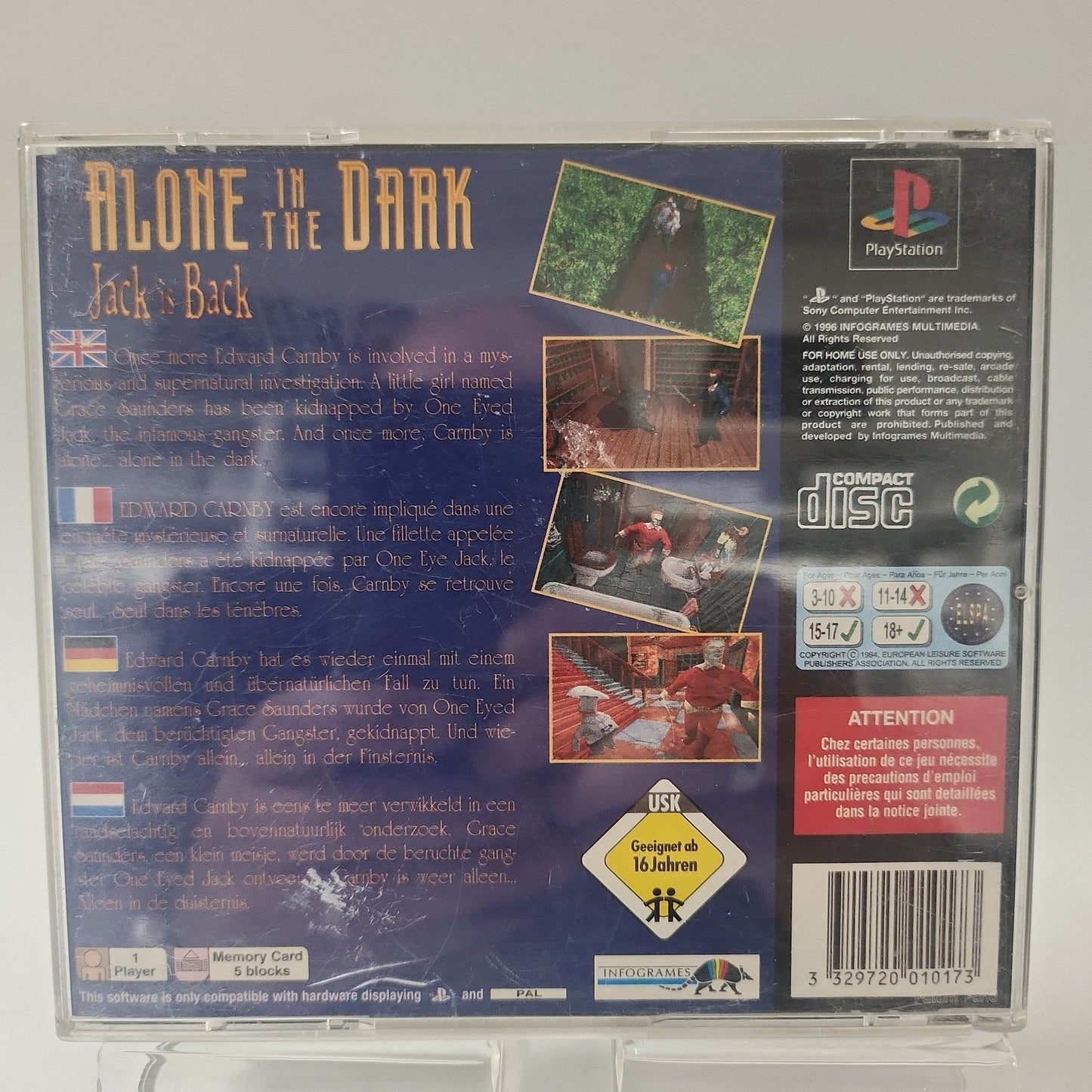 Alone in the Dark Jack is Back Playstation 1 - Feniks Gameshop