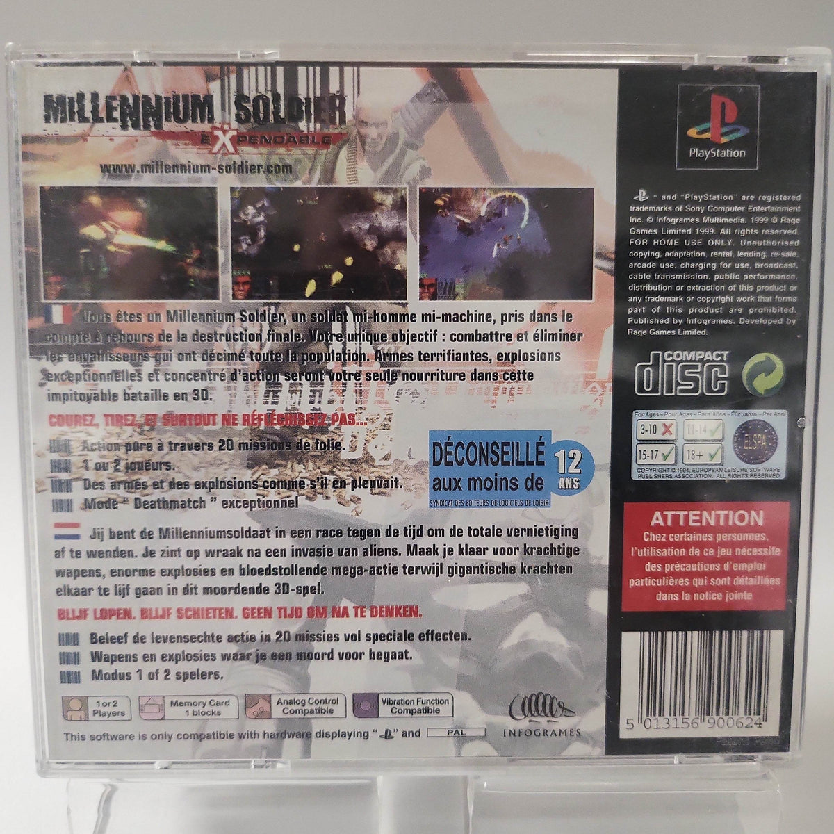 Millennium Soldier Expendable Playstation 1 - Feniks Gameshop