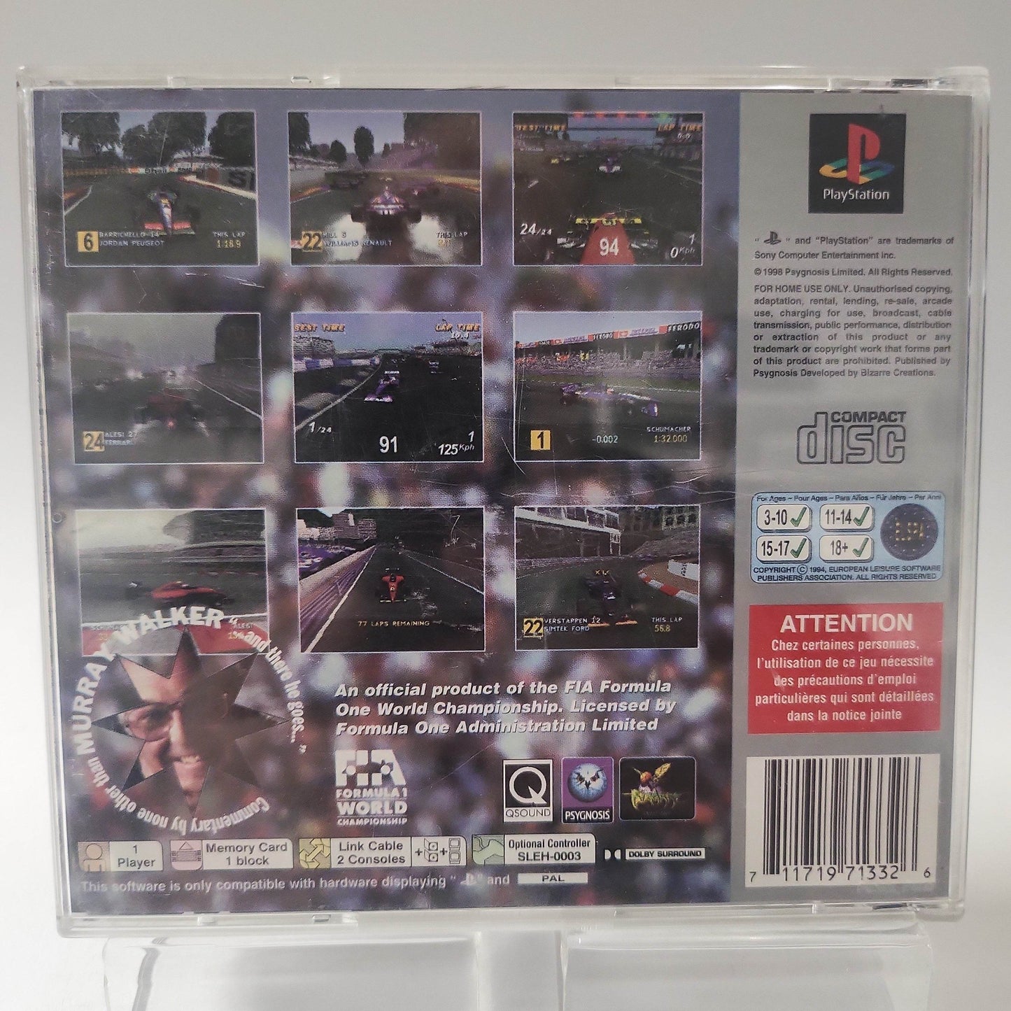 Formula One Platinum Playstation 1 - Feniks Gameshop