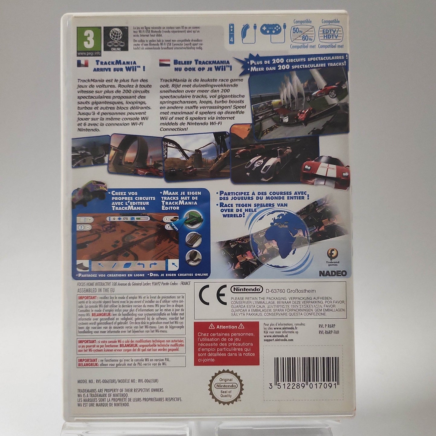 Trackmania Nintendo Wii - Feniks Gameshop