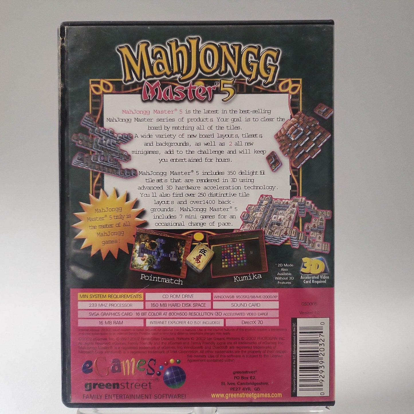 Mahjongg Master 5 (No Book) PC - Feniks Gameshop