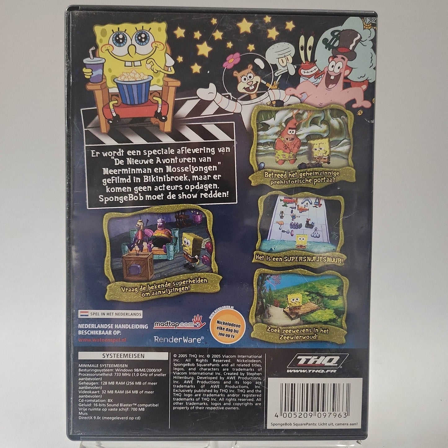 SpongeBob SquarePants Licht uit, Camera aan (No Book) PC - Feniks Gameshop