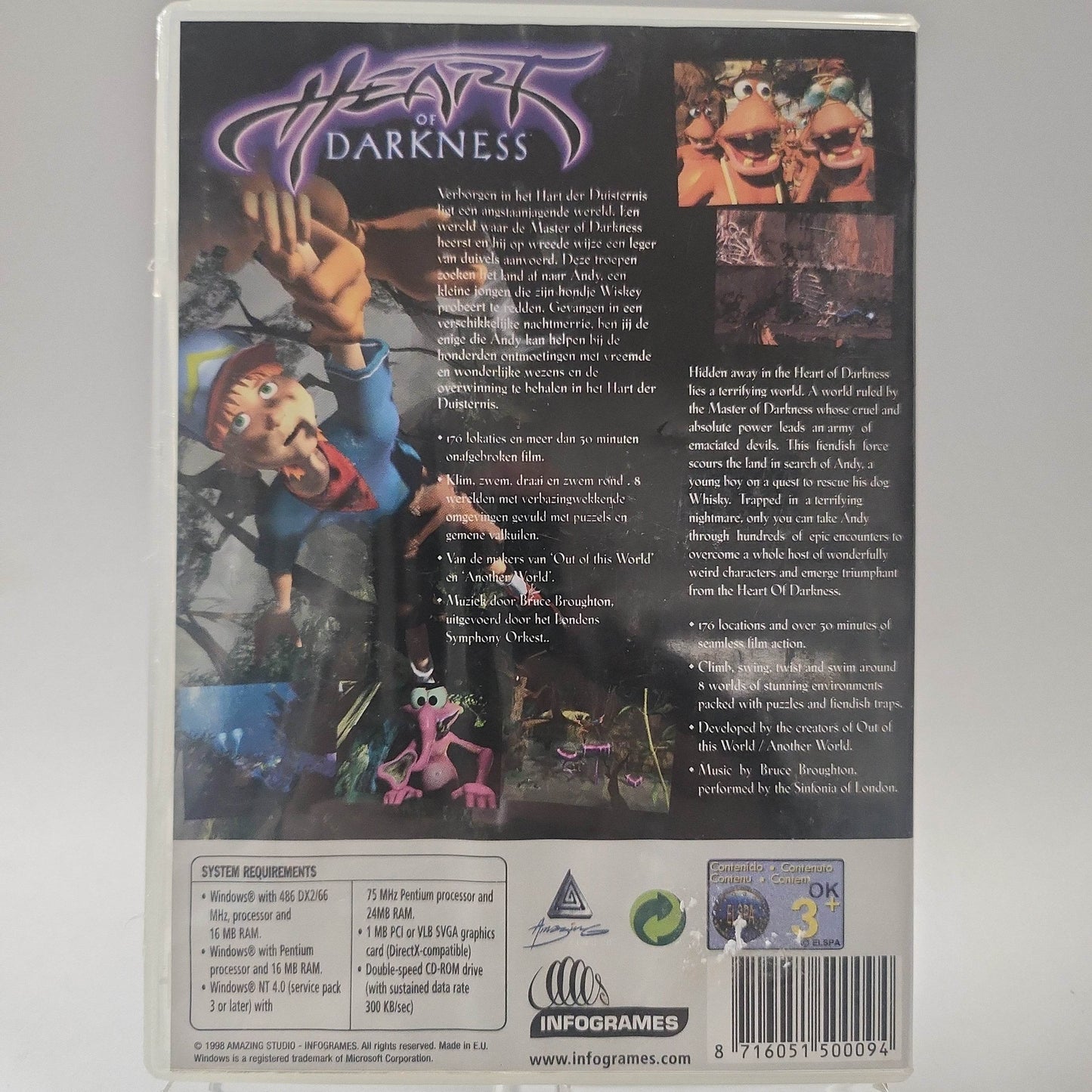 Heart of Darkness (No Book) PC - Feniks Gameshop