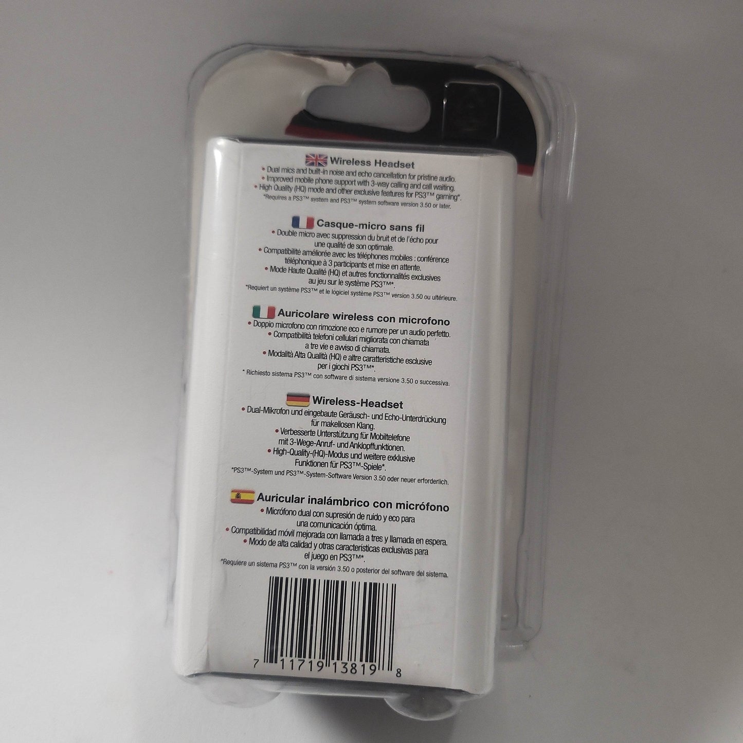 Geseald Official Wireless Headset Playstation 3 - Feniks Gameshop