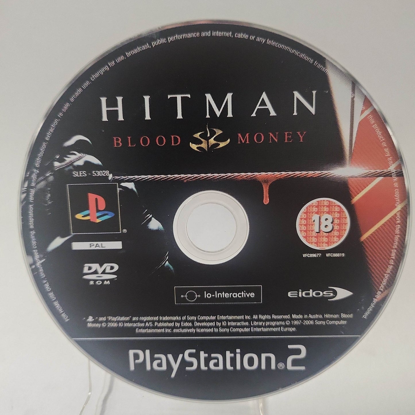 Hitman Blood Money (Disc Only) PlayStation 2 - Feniks Gameshop