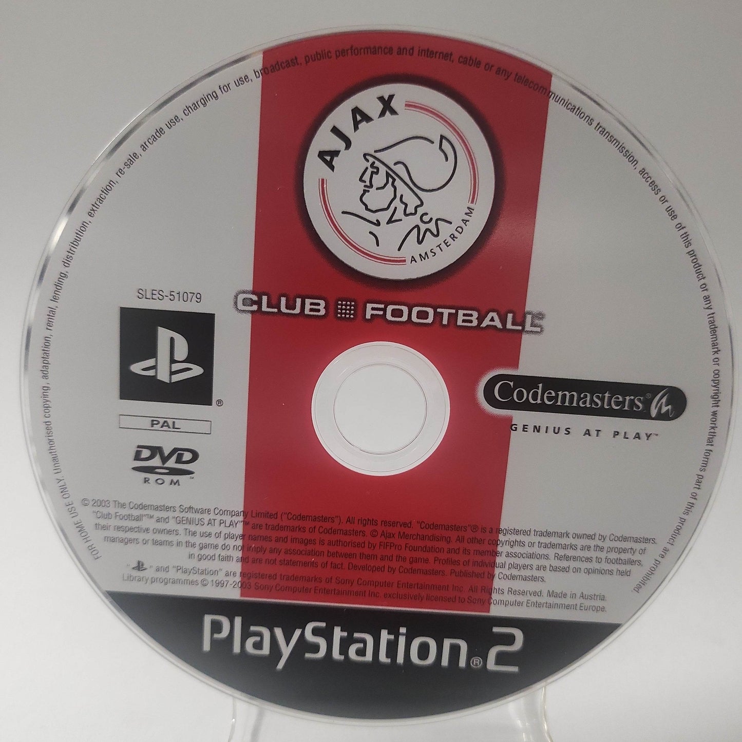 Ajax Club Football (Disc Only) PlayStation 2 - Feniks Gameshop