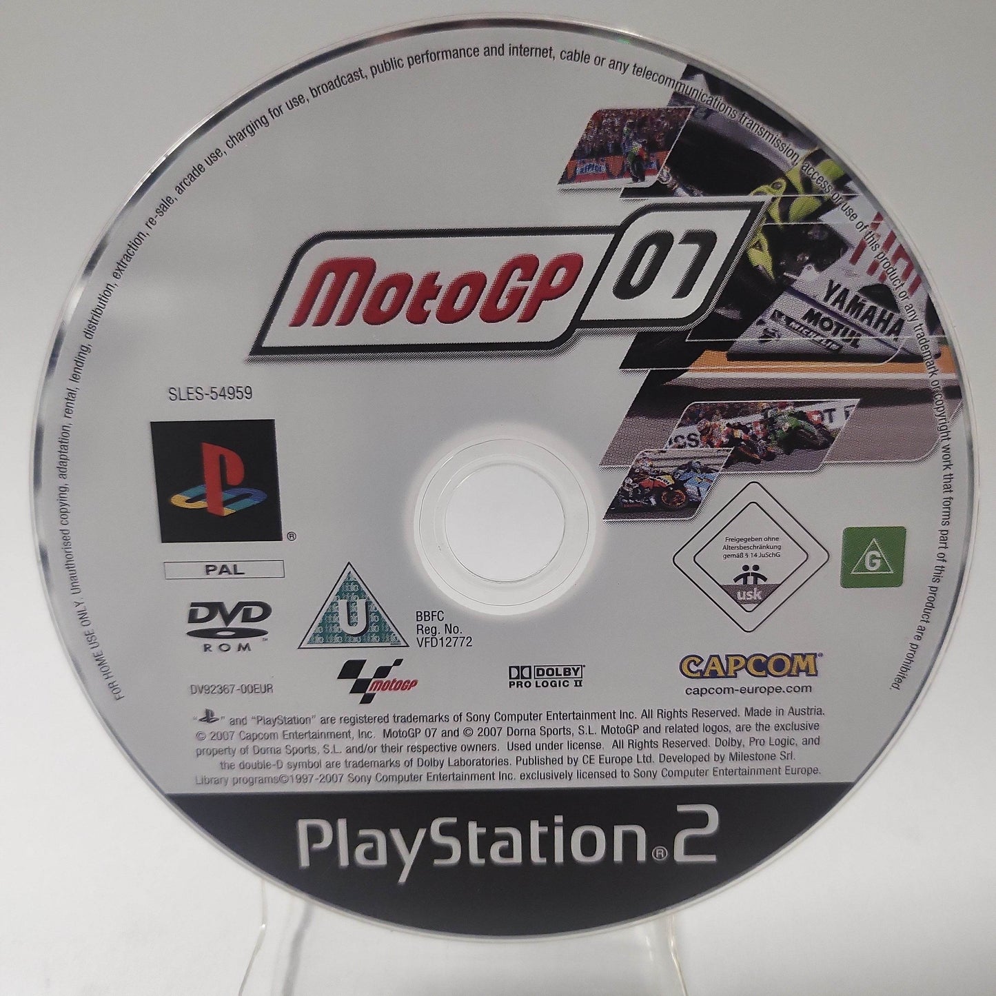 Moto Gp 07 (Disc Only) PlayStation 2 - Feniks Gameshop