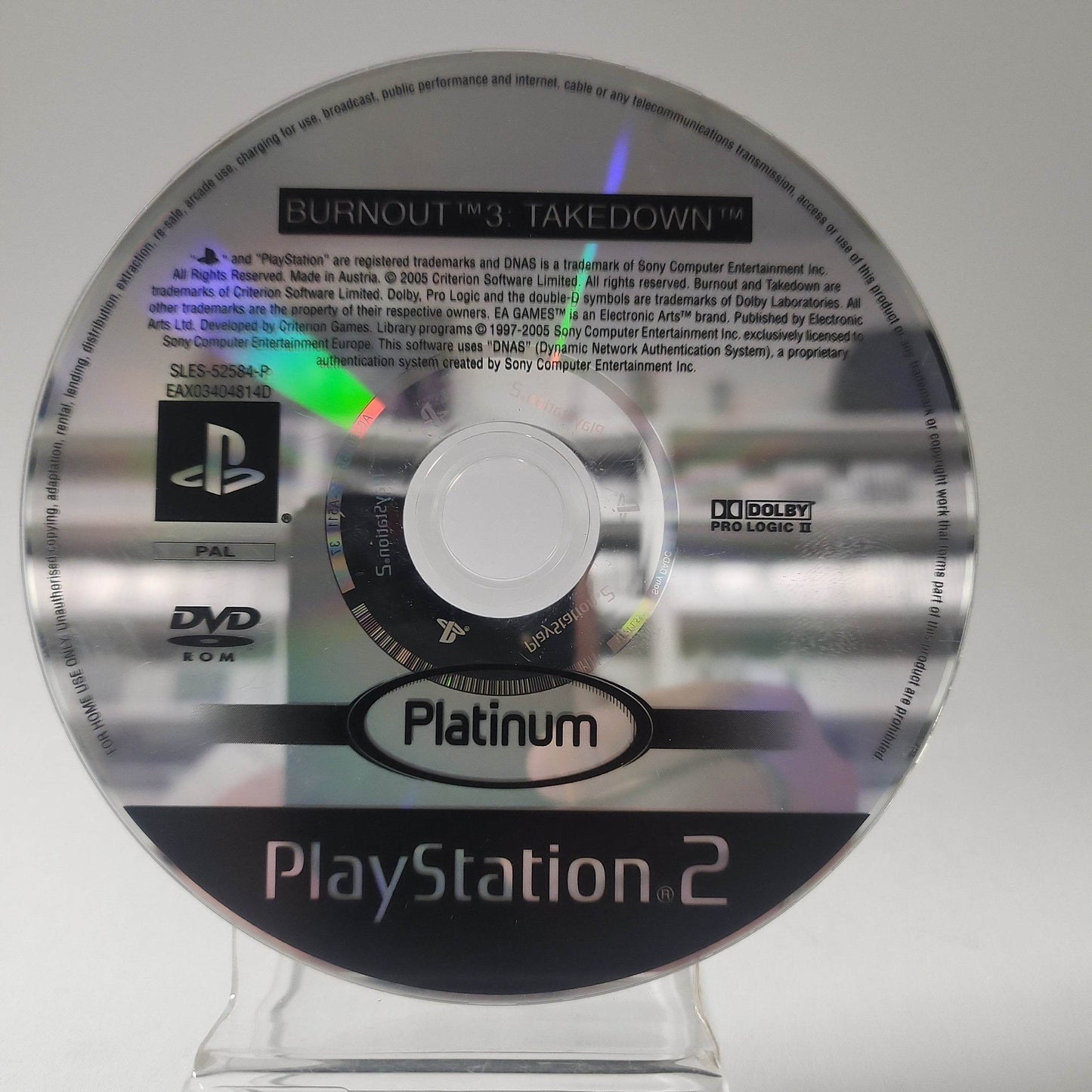 Burnout 3 Takedown Platinum (Disc Only) PlayStation 2 - Feniks Gameshop