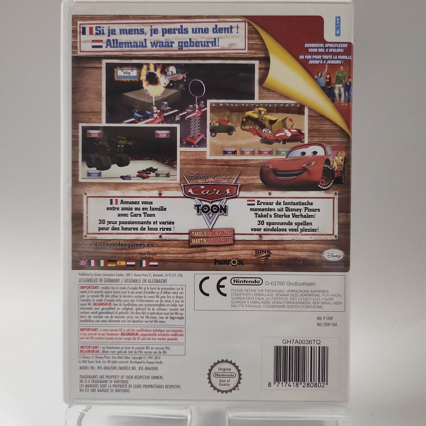 Disney Pixar Cars Toon Takel's Sterke Verhalen Nintendo Wii - Feniks Gameshop