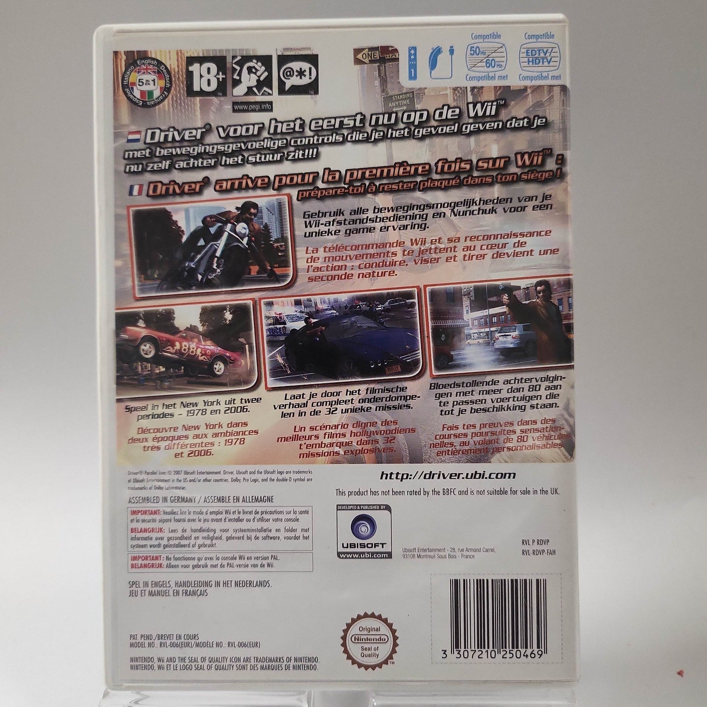 Driver Parallel Lines Nintendo Wii - Feniks Gameshop