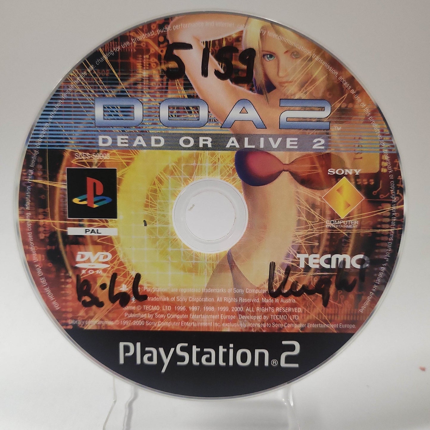 Dead or Alive 2 (Disc Only) PlayStation 2 - Feniks Gameshop