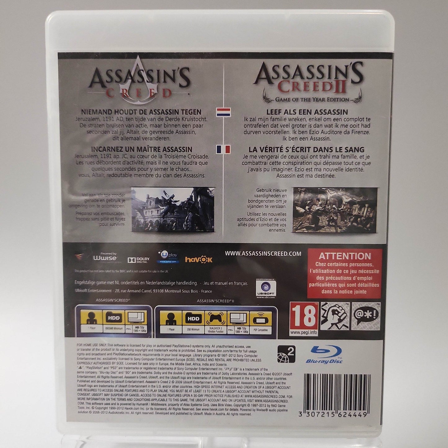 Assassin's Creed II GOTY + Assassin's Creed PS3 - Feniks Gameshop