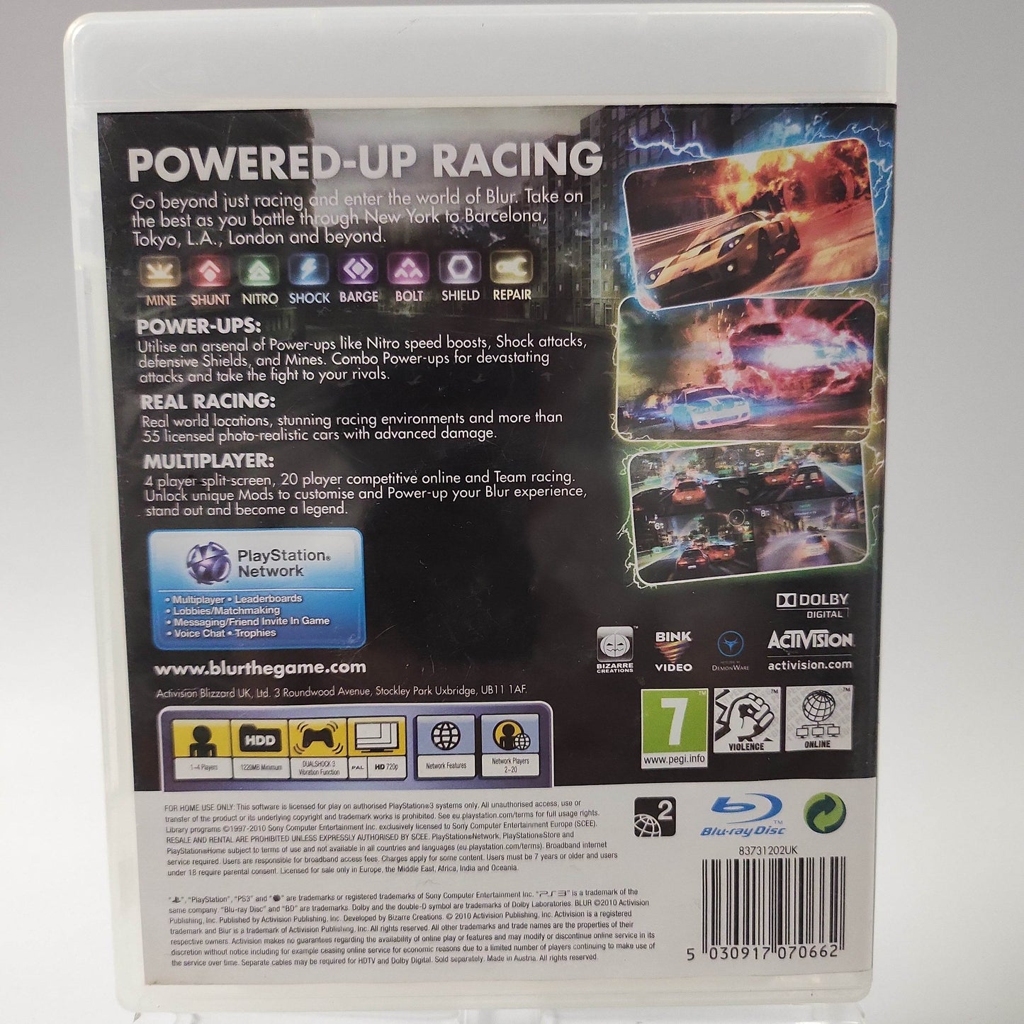 Blur (No Book) Playstation 3 - Feniks Gameshop