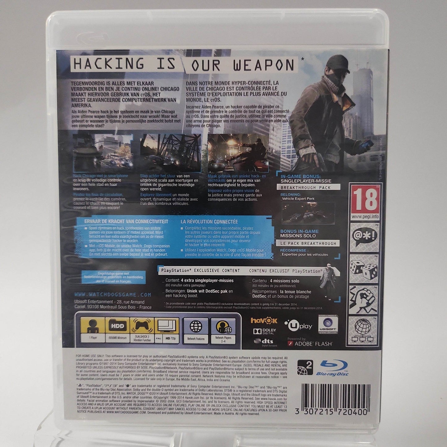 Watchdogs Special Edition Playstation 3 - Feniks Gameshop