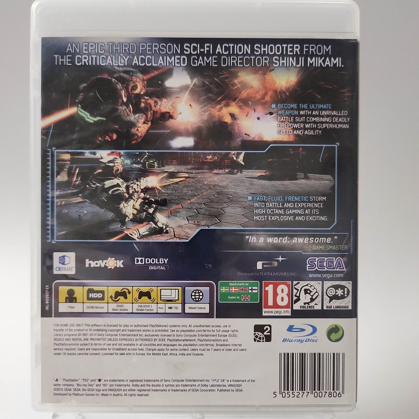 Vanquish Playstation 3 - Feniks Gameshop